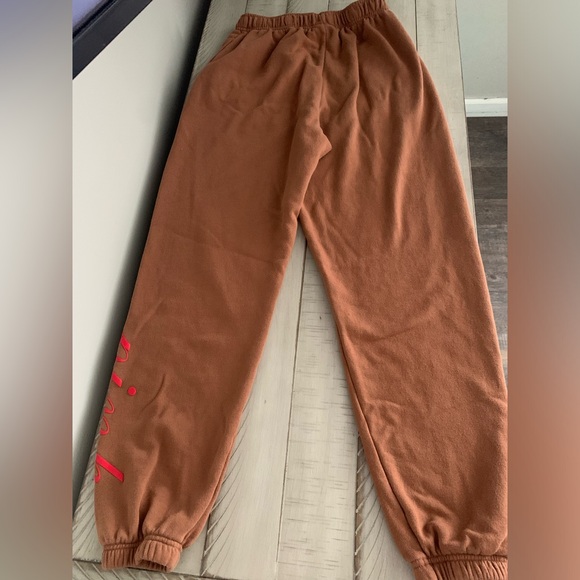 PINK Fleece High-Waist Sweatpants - Picture 4 of 9